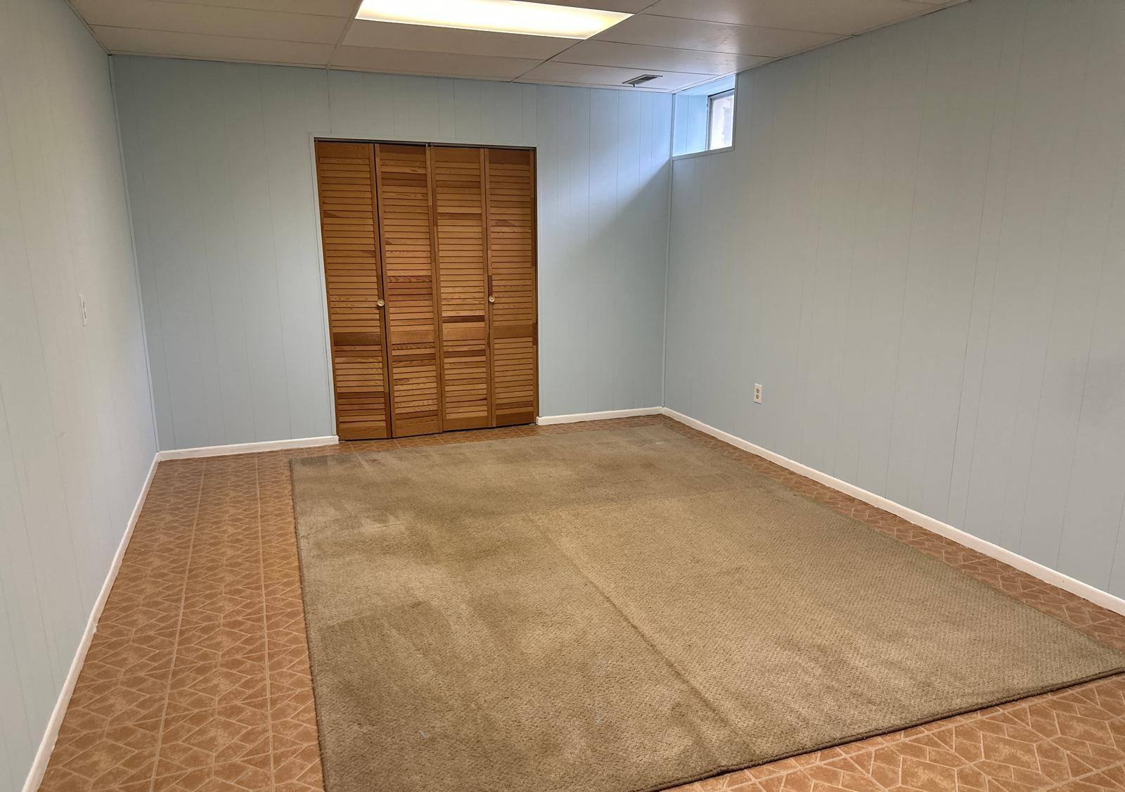 Bedroom in Stafford, VA, as photographed before staging
